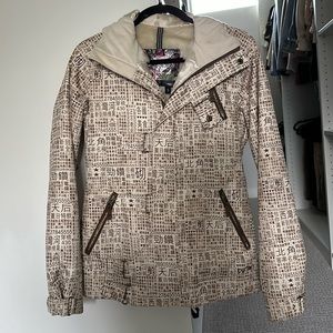 BURTON Insulated fur lined Ski/Snowboard Winter Jacket